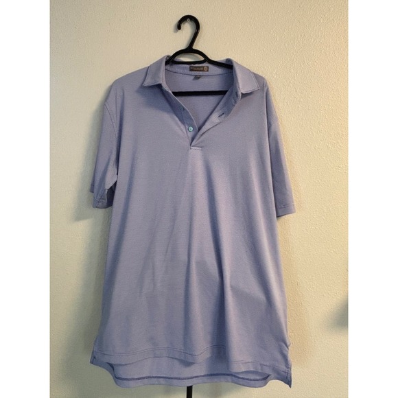 Peter Millar Other - Peter Millar Summer Comfort Polo Shirt Mens Large Blue White Stripe Golf Crown L